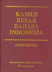 Image of Kamus Besar Bahasa Indonesia, Edisi Ketiga