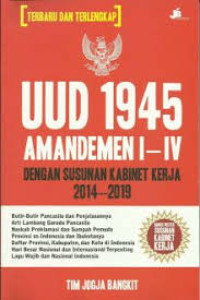 Image of UUD 1945 & amandemen : Amandemen I, II, III dan IV