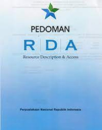 Image of Pedoman RDA (Resource Description and Acces)