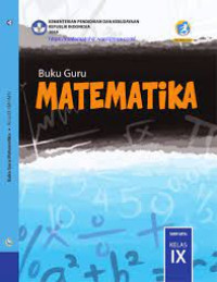 Image of Matematika : Buku Guru  SMP/MTs kelas IX