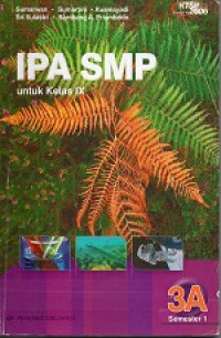 Image of IPA SMP untuk kelas IX 3A Semester 1
